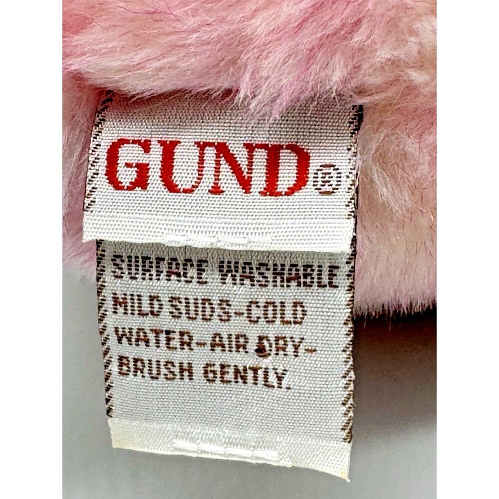 GUND Snuffles Pink Shimmer Bear Plush Stuffed Animal‎ 10 inch 15086 Glitter 1980 - Picture 7 of 10